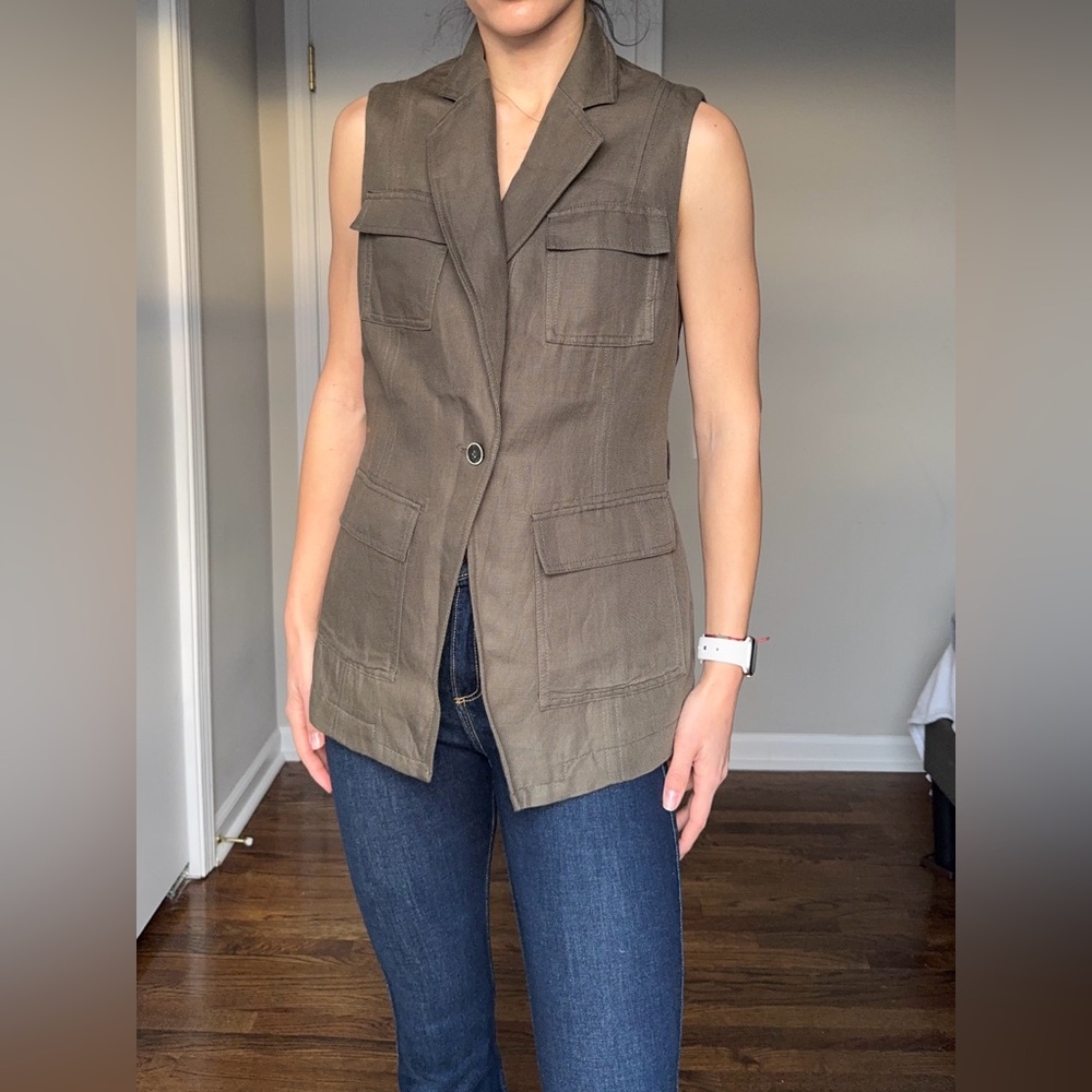 Banana Republic Khaki Women's Vest